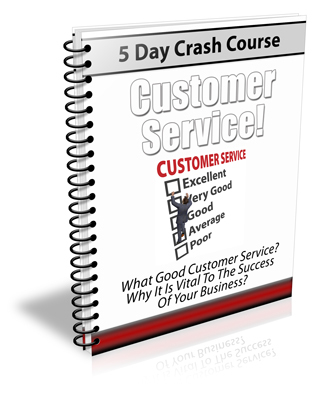 Product picture 5 Day Crash Course Customer Service (PLR)